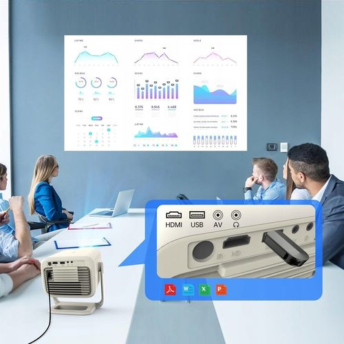 Mini Projektor Przenośny Android WiFi Rzutnik FULL HD 4K Telefon Bluetooth na Arena.pl