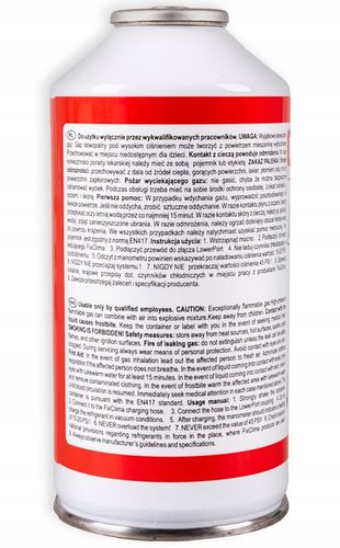 GAZ DO NABIJANIA KLIMATYZACJI AUT R134A CZYNNIK CHŁODNICZY USZCZELNIACZ 3W1 na Arena.pl