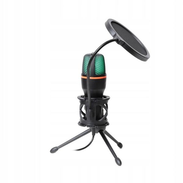 Mikrofon Do Komputera PC POJEMNOŚCIOWY USB LED RGB zdjęcie 3