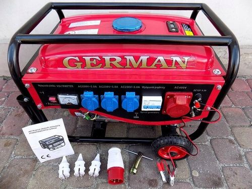 Agregat generator prądotwórczy 3,63kVA GERMANY 2,9 na Arena.pl