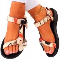 SANDAŁY DAMSKIE SANDAŁKI SPORTOWE KOKARDA RZEP