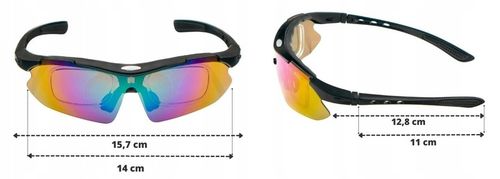 Okulary Sportowe z Polaryzacją + 5 Szkieł na Arena.pl