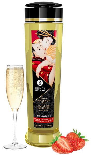 Massage Oil Romance Strawbery Wine zdjęcie 2