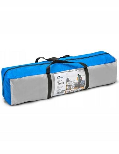 NAMIOT TURYSTYCZNY KEMPINGOWY 4-OSOBOWY Z PRZEDSIONKIEM NIEBIESKI + TORBA na Arena.pl