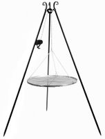 Grill na trójnogu z kołowrotkiem 180 cm, TRIVO, ruszt, 70 cm | TYLETEGOTU
