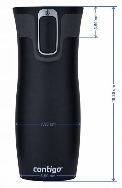 Kubek termiczny Contigo West Loop 2.0 470ml - Earl Grey zdjęcie 3