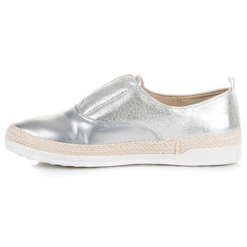 Srebrne Trampki Espadryle r.37 na Arena.pl