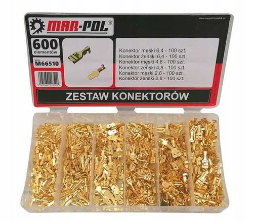 zestaw konektorów 600sz. na Arena.pl