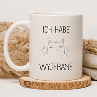 CHAMSKI KUBEK BEZ CENZURY | ŚMIESZNY PREZENT | DO PRACY BIURA DOMU | 330 ml