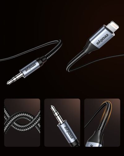 innostyle kabel aux do iphone przejściówka adapter lightning mini jack 1m na Arena.pl