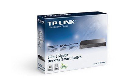 TP-LINK L-SG2008 switch 8x Gigabit Smart Switch na Arena.pl