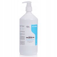 OLEJ SZKOCKI Z ŁOSOSIA DLA PSA I KOTA Salmon Oil Omega 3 Omega 6 1000 ml