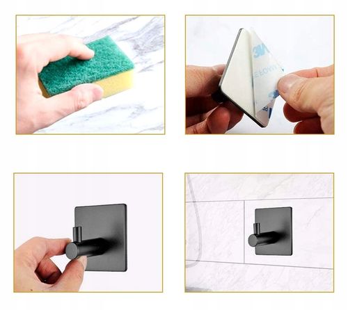 Łazienkowy Haczyk Wieszak Samoprzylepny 3Szt Loft na Arena.pl