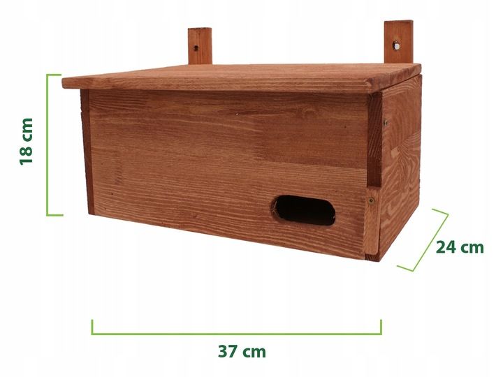 Budka lęgowa dla jerzyka impregnowana typ Jerzyk zdjęcie 4