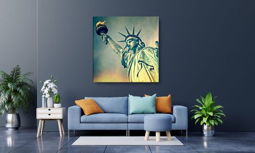 OBRAZ NA PŁÓTNIE 095 Statua Wolności 50x50cm na Arena.pl