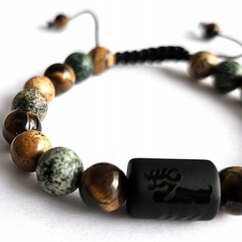 Bransoletka męska, znak zodiaku BARAN, REGULOWANA 17-24cm, Versatile na Arena.pl