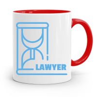 Kubek Czerwony Prawnika Mecenasa Lawyer Prezent Z Nadrukiem Ze Zdjęciem