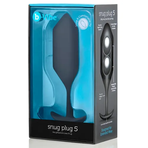 Plug analny - B-Vibe Snug Plug 5 Black na Arena.pl