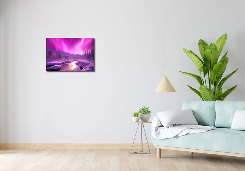 Obraz 60x40cm Aurora Nad Niebiem zdjęcie 2