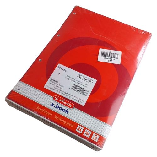 Herlitz Zeszyt A4 100 Kartek w Kratkę Notatnik x5 na Arena.pl