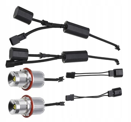 2x ŻARÓWKI BMW RINGI LED MARKER 10W do BMW E39 E53 E60 E61 E65 E87 6000K na Arena.pl