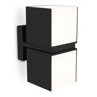 Zewnętrzna LAMPA elewacyjna CUBA 5193801012 Lutec regulowana OPRAWA kinkiet LED 23W 3000K metalowy IP54 czarny