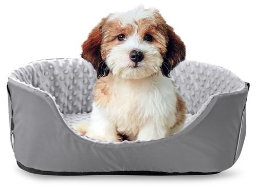 transporter samochodowy 50x40 cm minky szary na Arena.pl