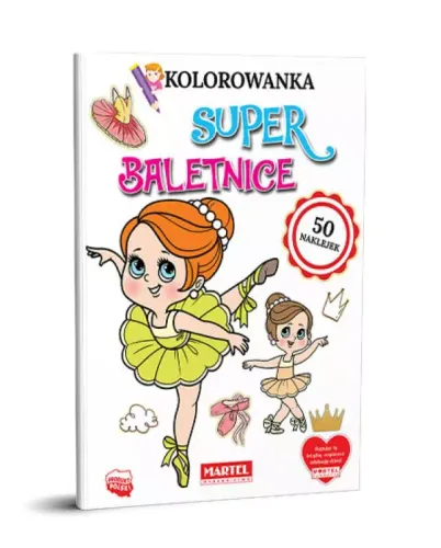 Superbaletnice. Kolorowanka Z Naklejkami na Arena.pl
