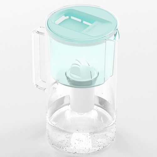 Dzbanek filtrujący szklany Wessper WES202-MT 3l Mięta 1x filtr aquaclassic na Arena.pl