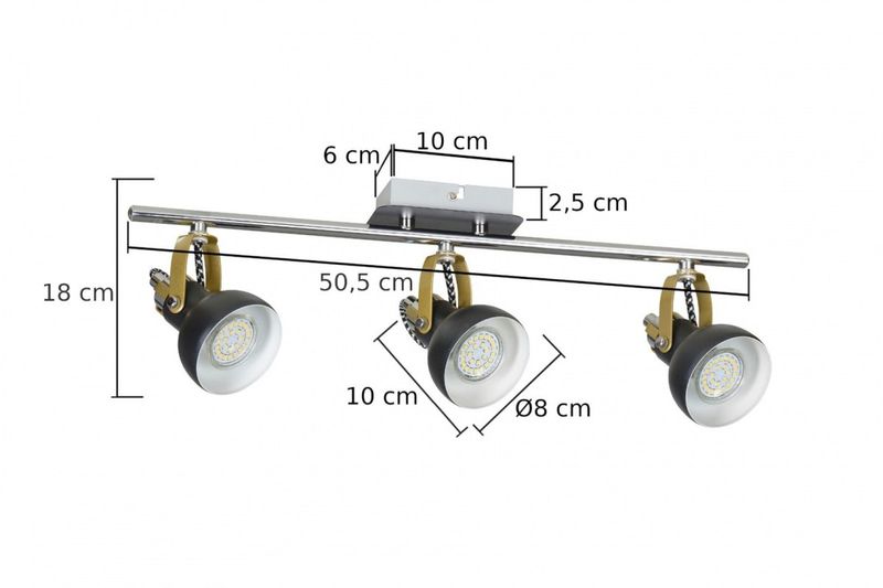 Spot 3xGU10 PIXI 1423 zdjęcie 3