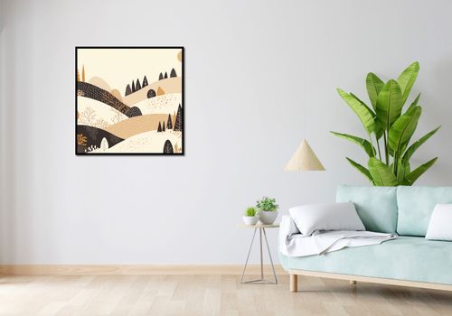 Plakat 80x80cm Jesień w Wzgórzach na Arena.pl