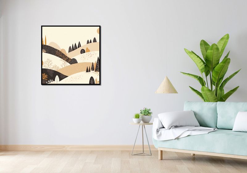 Plakat 80x80cm Jesień w Wzgórzach zdjęcie 4