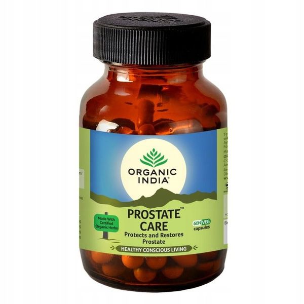 Prostate Care prostata Organic India 60 kapsułek zdjęcie 1