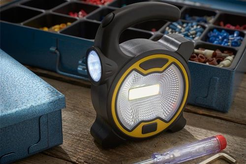 Lampa robocza DO IT YOURSELF., czarny, żółty na Arena.pl