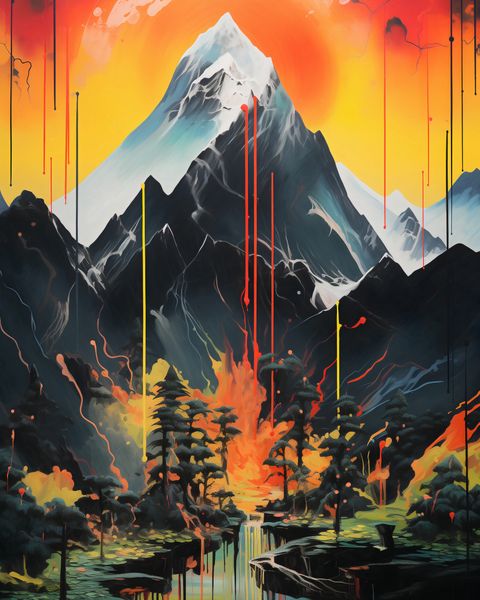 Plakat 40x50cm Górska Alchemia zdjęcie 1