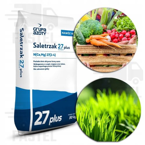 Saletrzak 10kg z MAGNEZEM Nawóz azotowy na trawnik warzywa GRUPA AZOTY na Arena.pl