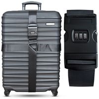 PAS ZABEZPIECZAJĄCY DO WALIZKI PODWÓJNY SZYFROWY Z KODEM SPINAJĄCY