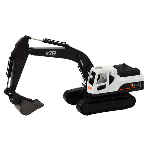 KOPARKA BIAŁA Z RUCHOMĄ ŁYŻKĄ na Arena.pl