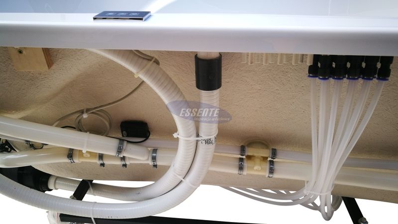 PROSTOKĄTNA WANNA Z HYDROMASAŻEM 3 LATA GWARANCJI 160x75! SPA JACUZZI zdjęcie 5