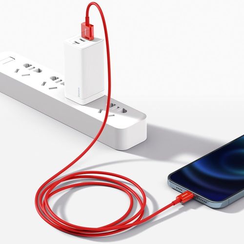 Superior kabel przewód do Iphone USB - Lightning 2.4A 1m czerwony na Arena.pl