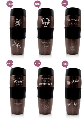 KUBEK TERMICZNY Z GRAWEREM prezent DLA CHŁOPAKA TWÓJ TEKST duży wybór wybór na Arena.pl