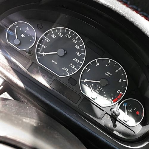 CHROMOWANE RAMKI NA LICZNIK BMW E46 1998-2006 NA ZEGARY na Arena.pl