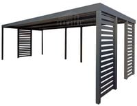 Carport PREMIUM Wiata samochodowa 7x3 dodatkowa zabudowa TS1229