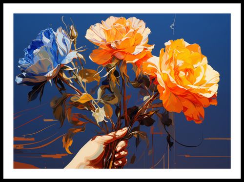 Plakat 70x50cm Żywy Uścisk na Arena.pl