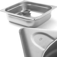 pojemnik gn 2/3 stalowy kitchen line wys. 65 mm - hendi 806227