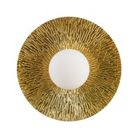 Lampa ścienna SUN L złota 40 cm