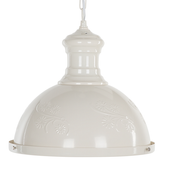 Lampa wisząca metalowa beżowa DIDESSA