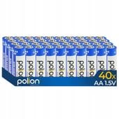 40x Baterie Polion AA / paluszek 1,5V LR6 Ultra Alkaline do pilota 40 szt