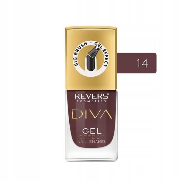 r nail polish diva gel effect 014 zdjęcie 1