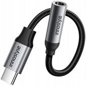 innostyle adapter usb-c mini jack 3,5 przejściówka kabel aux do